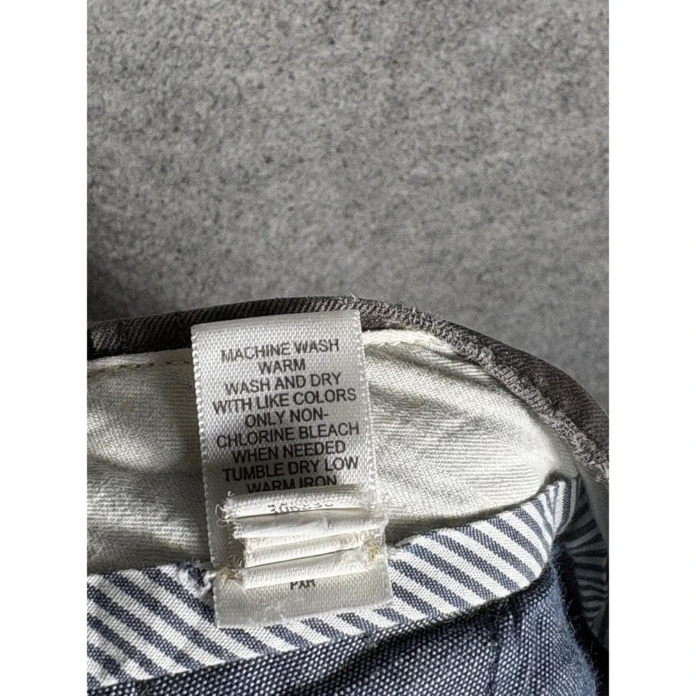 Banana‎ Republic Mens Relaxed Fit Chino Pants 31x30 Gray 100% Cotton Casual